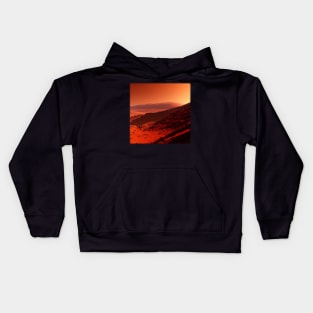 Mars Scene - AI-Generated Image Kids Hoodie